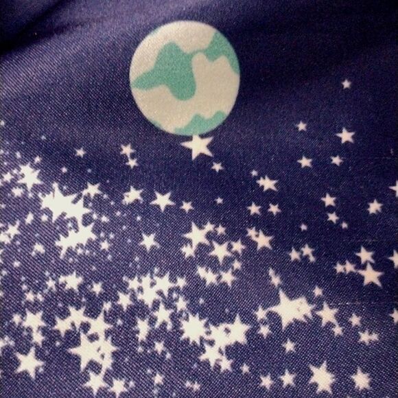 Nasty Gal Satin Pajamas Spacecore - Picture 4 of 9